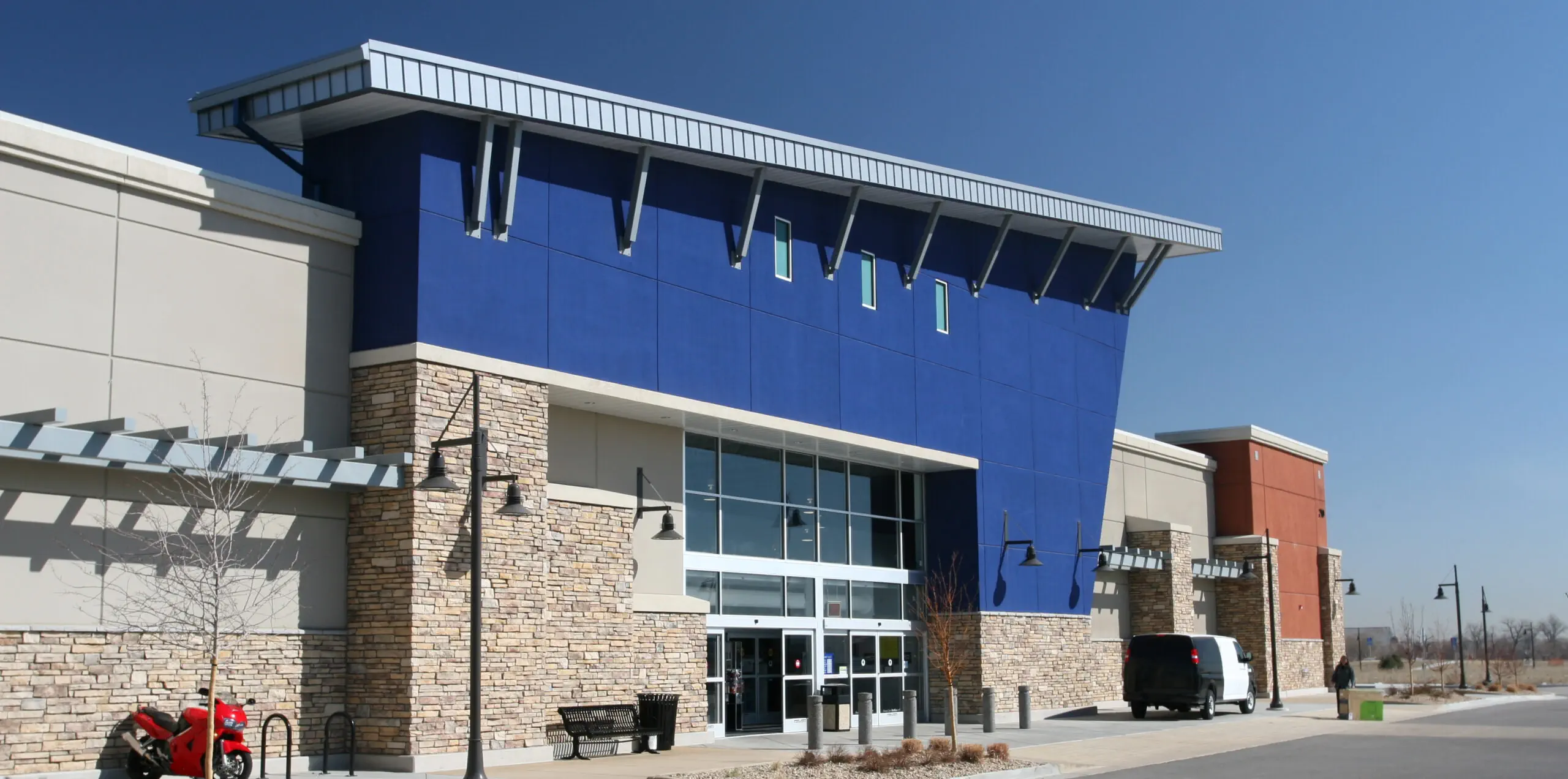 Big-box retail store interior