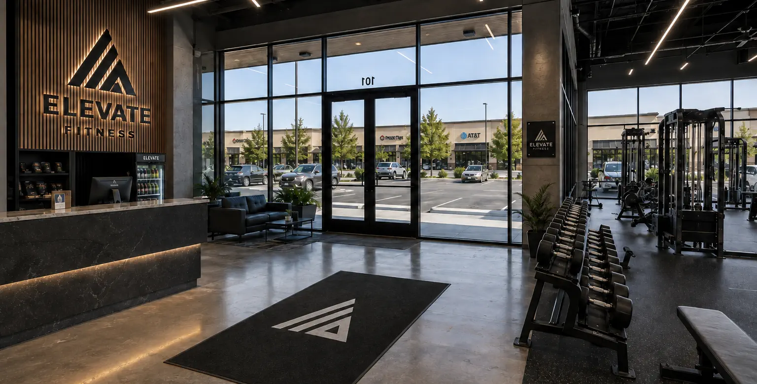 Gym and fitness center interior