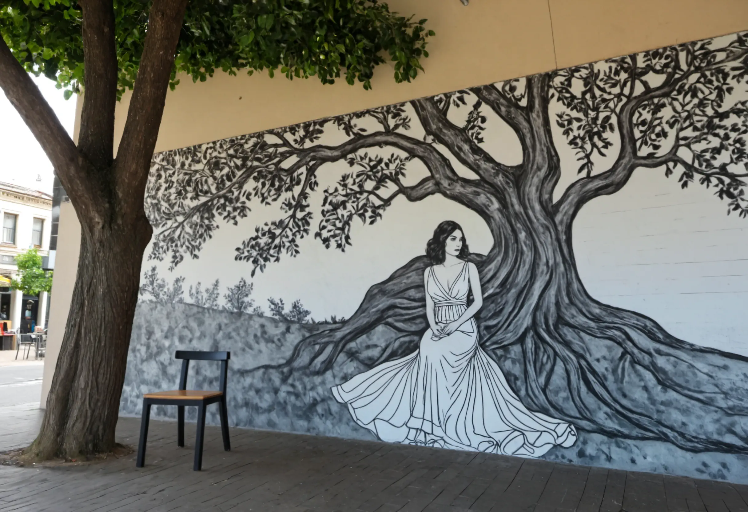Custom mural installed by Tryjax Construction
